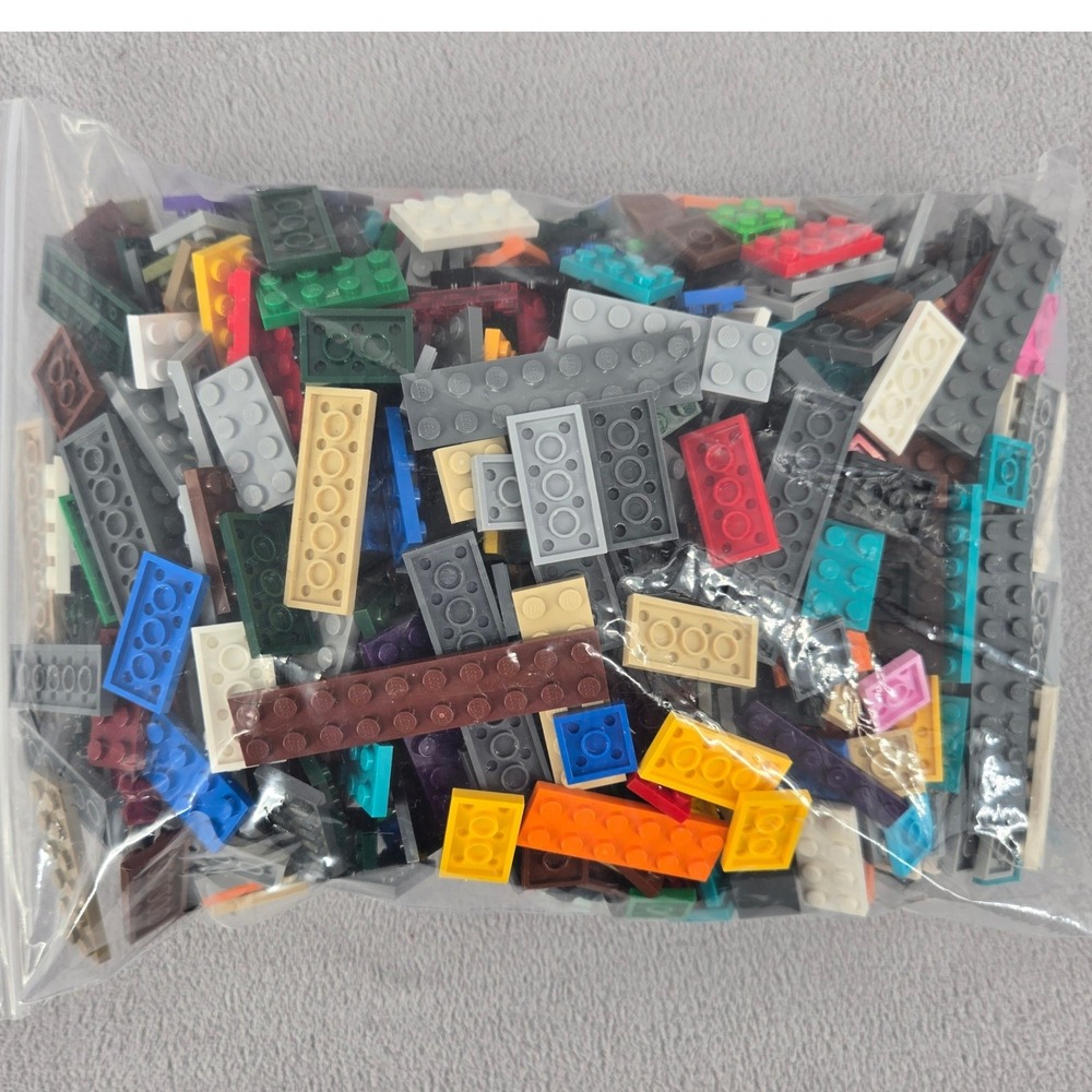 LEGO‎ 1.9lb Bulk Mixed Plates Lot Kids Creative Building Bricks Multi-color